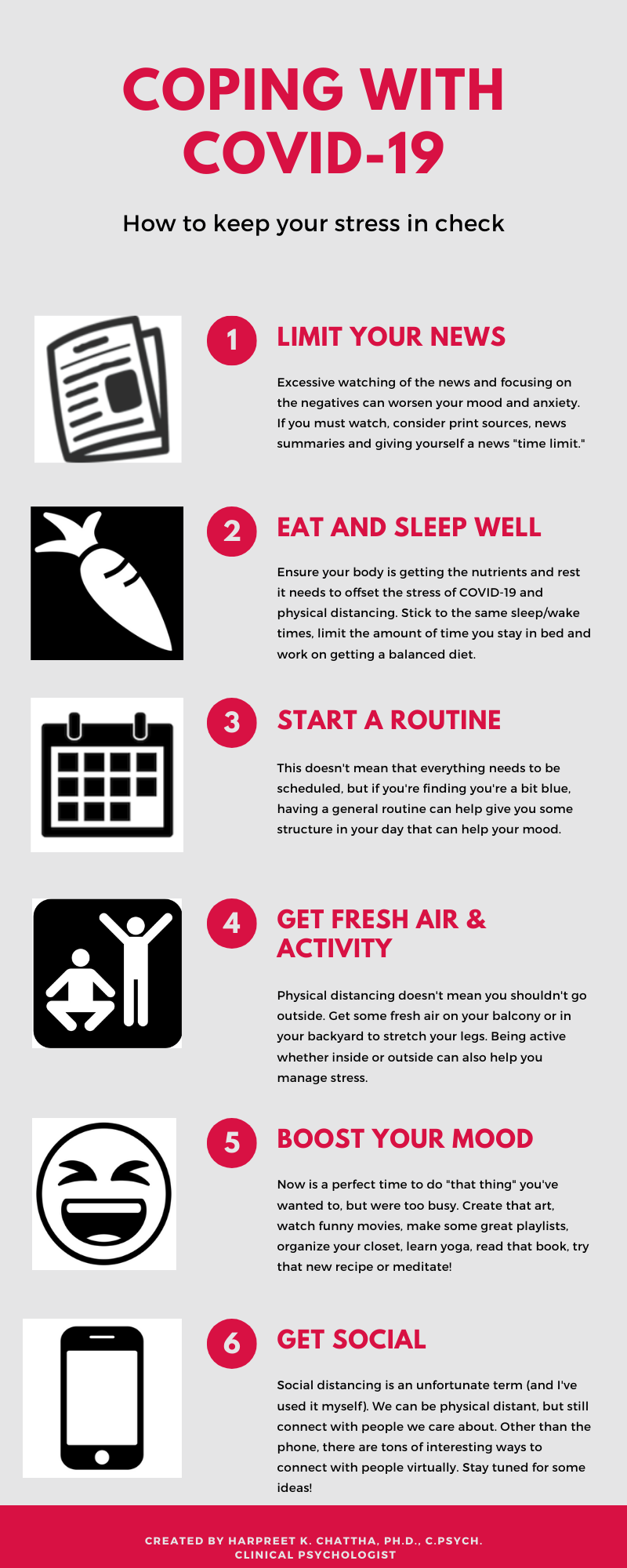 Six Tips on Coping with Stress During the COVID-19 Pandemic